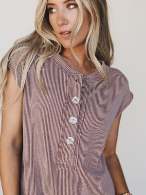 The Nest Madeline Textured Maxi Dress - Acorn M / Acorn