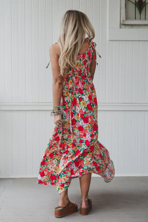 the-nest-bohemian-grace-maxi-dress-red-floral/Red