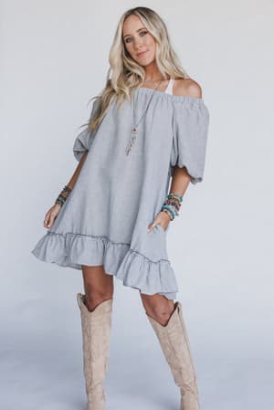 the-nest-solace-ruffled-hem-dress-black/Black