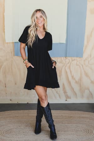 the-nest-best-intentions-dress-black/Black