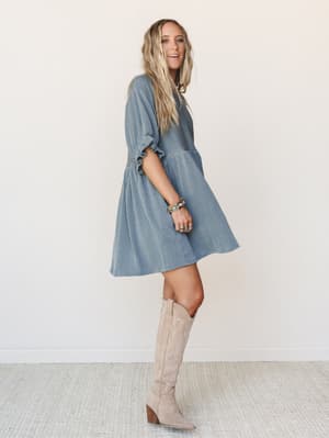 The Nest Open Sky Dress - Seafoam S / Seafoam