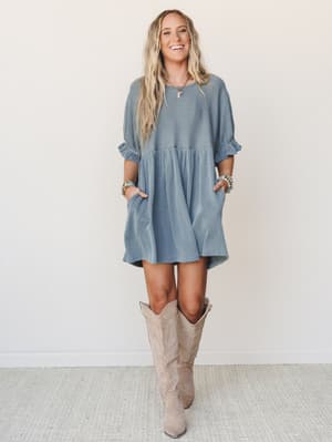 The Nest Open Sky Dress - Seafoam S / Seafoam