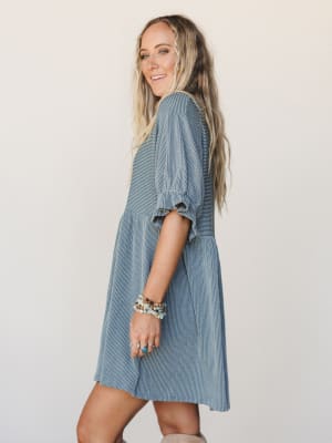 The Nest Open Sky Dress  - Seafoam S / Seafoam