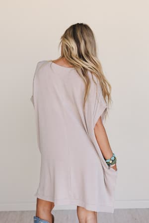 the-nest-moon-glow-texture-dress-oat/Oat