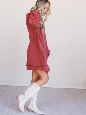 the-nest-moon-glow-long-sleeve-dress-rust/Rust