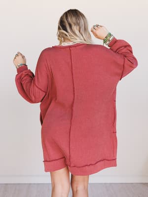 the-nest-moon-glow-long-sleeve-dress-rust/Rust