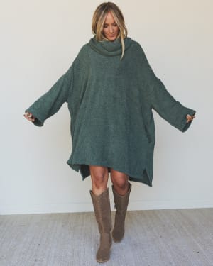 The Nest Hartlie Sweater Dress - Basil XL / Basil