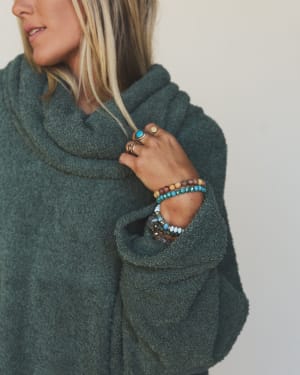 The Nest Hartlie Sweater Dress - Basil XL / Basil