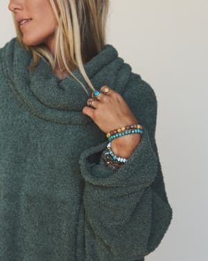 The Nest Hartlie Sweater Dress - Basil XL / Basil