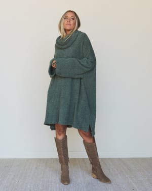 The Nest Hartlie Sweater Dress - Basil XL / Basil