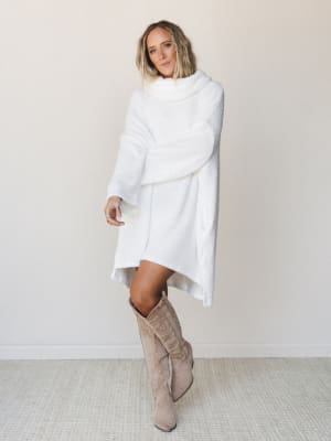 The Nest Hartlie Sweater Dress - Off White S / Off White