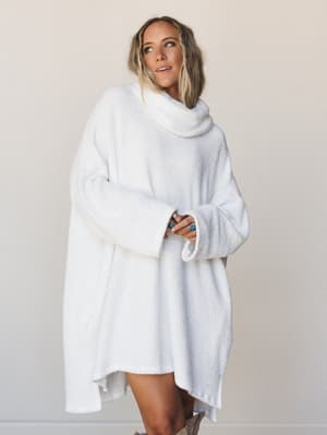 The Nest Hartlie Sweater Dress - Off White S / Off White