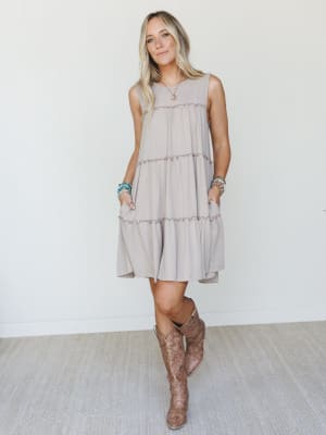 The Nest Dreamy Tiers Dress: undefined