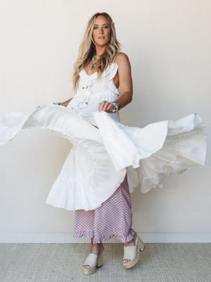 Truffles and Ruffles Dress - Ivory M / Ivory