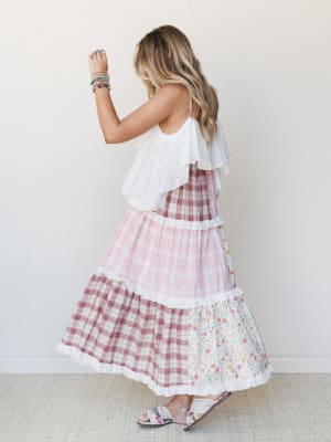 Nature Gathering Dress - Multi Pink S / Multi Pink