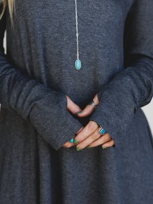 the-nest-jake-long-sleeve-crewneck-dress-charcoal/Charcoal
