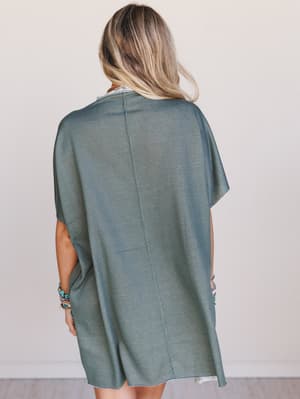 laid-back-luxe-dress-two-tone-olive/Two Tone Olive