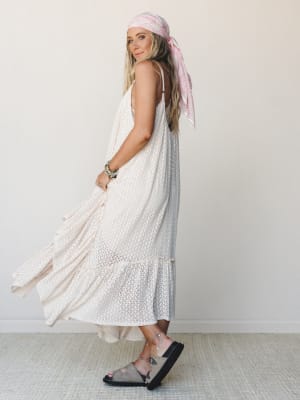The Nest Breezy Days Maxi Dress - Taupe S / Taupe