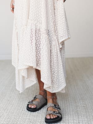 The Nest Breezy Days Maxi Dress - Taupe S / Taupe
