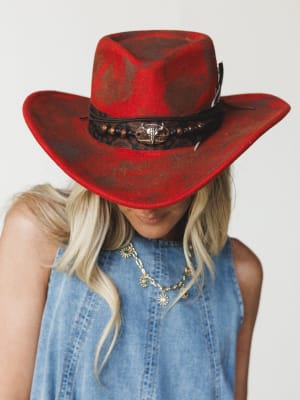 Broadway Ready Hat - Rust OS / Rust