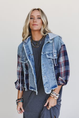 Cool City Plaid Jacket: undefined