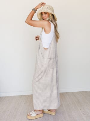 The Nest Under The Palms Jumpsuit - Sand L / Sand