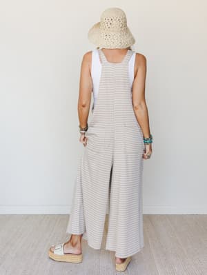 The Nest Under The Palms Jumpsuit - Sand L / Sand