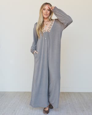 The Nest Dahlia Darling Wide Leg Jumpsuit: undefined