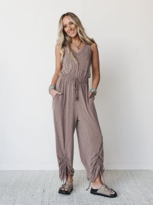The Nest Solie Cinched Jumpsuit: undefined