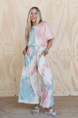 The Nest Carolina Comfy Wide Leg Jumpsuit: undefined