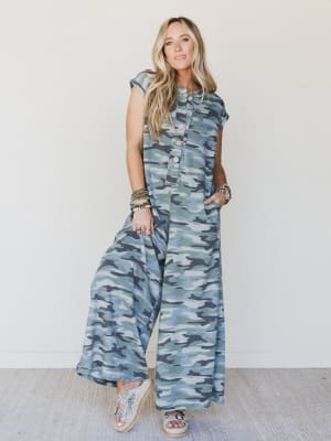 The Nest Davina Wide Leg Jumpsuit: undefined