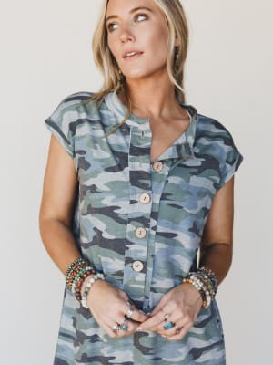 The Nest Davina Wide Leg Jumpsuit - Army Green S / Army Green