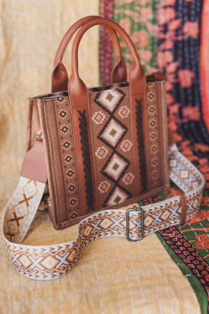 brown crossbody bag from Chamomile Muse 3 Piece Bundle in Natural from Three Bird Nest