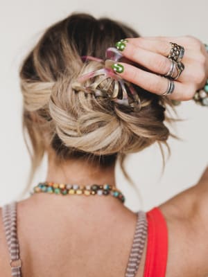 Butterfly Hair Clip - Pink Multi OS / Pink Multi