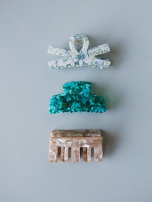 All Together Hair Clips - Blue OS / Blue