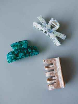 All Together Hair Clips - Blue OS / Blue