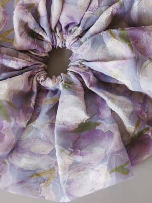 spring-fever-hair-scrunchie-purple/Purple