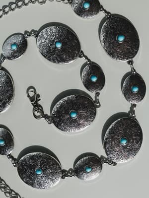 She's Country Belt - Silver OS / Sliver