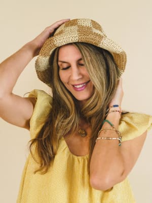 Sun is Out Hat - Beige OS / Beige