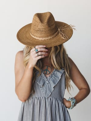 Island Summer Hat - Tan OS / Tan