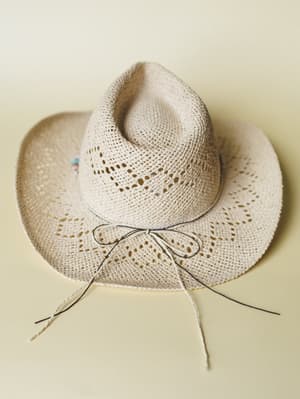 Western Summer Hat - Ivory OS / Ivory