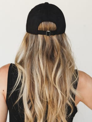 Ready to Go Studded Baseball Hat - Black OS / Black