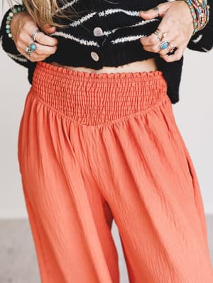 the-nest-oceana-cinched-pants-pumpkin/Pumpkin
