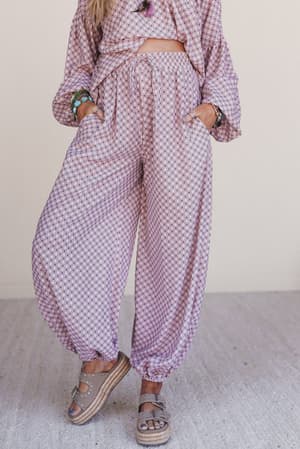 The Nest Mystic Mirage Printed Joggers: undefined