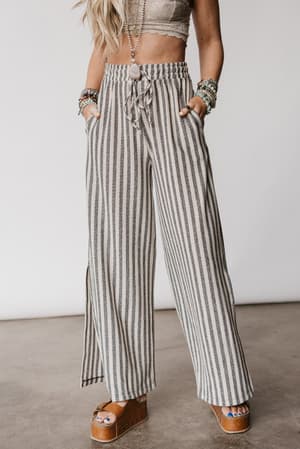 the-nest-ibiza-breeze-drawstring-pants-taupe-black/Taupe