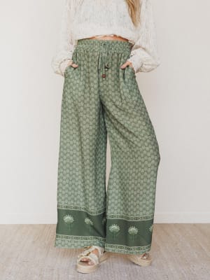 The Nest True Wanderer Pants - Sage XL / Sage