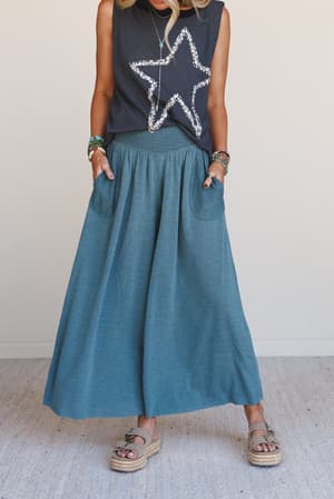 the-nest-my-time-pants-heather-green/Heather Green