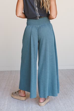 the-nest-my-time-pants-heather-green/Heather Green