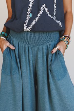 the-nest-my-time-pants-heather-green/Heather Green