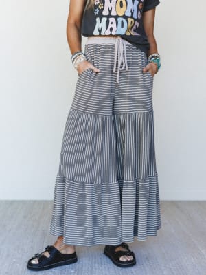 The Nest Forever Mine Striped Pants: undefined